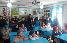 Сотрудники Гумбетовской полиции встретились с учащимися Верхнеинховской школы
