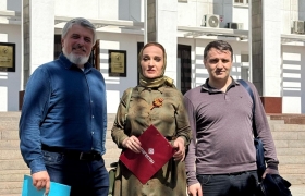 Мурад Ахмедов и Гамзат Изудинов приняли участие в патриотической акции, приуроченной к 80-летию Победы 
