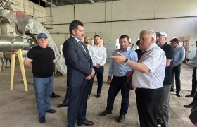 Галип Галипов и Гаджи Султанов посетили Чиркатинский консервный завод