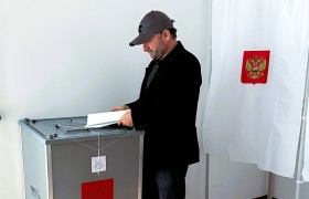 Магомед Абдулхалимов проголосовал на избирательном участке № 0287