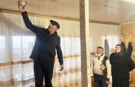 В Гумбете продолжается установка автономных дымовых пожарных извещателей