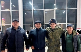 Биякай Магомедов из Гумбета отправился на срочную службу 