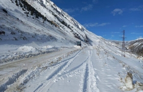 Автомобильное движение через Харибский перевал восстановлено 
