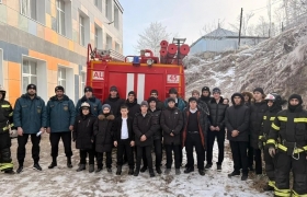 В Мехельтинской школе прошло занятие по пожарной безопасности