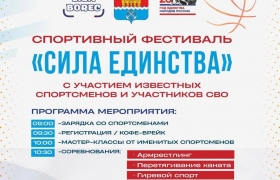 Спортивный фестиваль «Сила единства» состоится в Каспийске