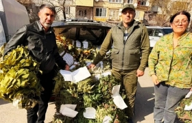 Бойцу СВО из Гумбета передали гуманитарную помощь перед отправкой в зону спецоперации