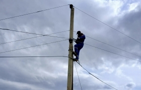 В Гумбете завершили аварийно-восстановительные работы на электросетевом объекте