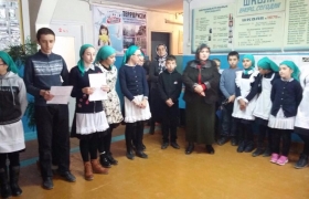 Мероприятие, посвященное Дню Героев, провели в Тляратинской школе